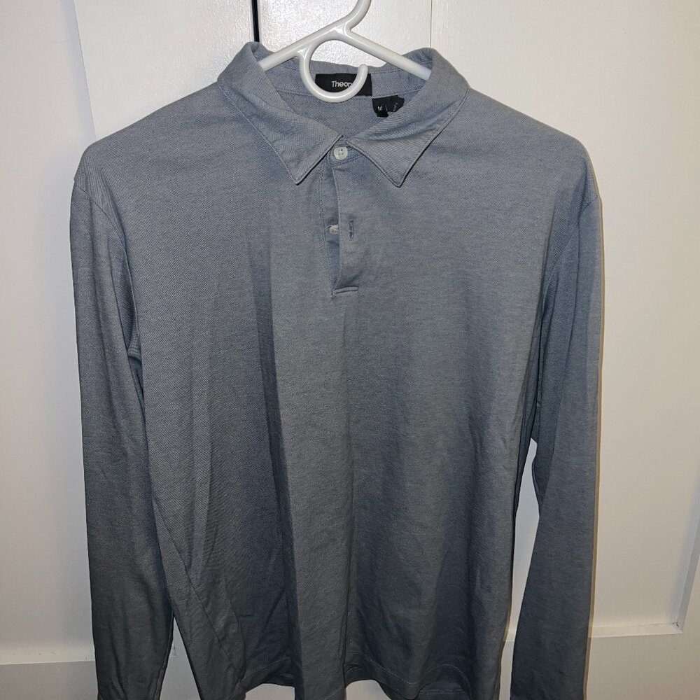 Theory Long Sleeve Polo